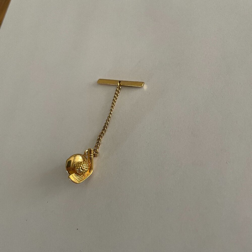 Golf Club and Ball Tie Tack